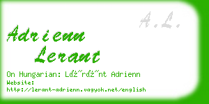 adrienn lerant business card